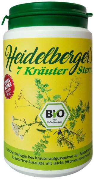 Heidelbergers 7 Kräuter Stern Bio-Qualität Pulver 100 g