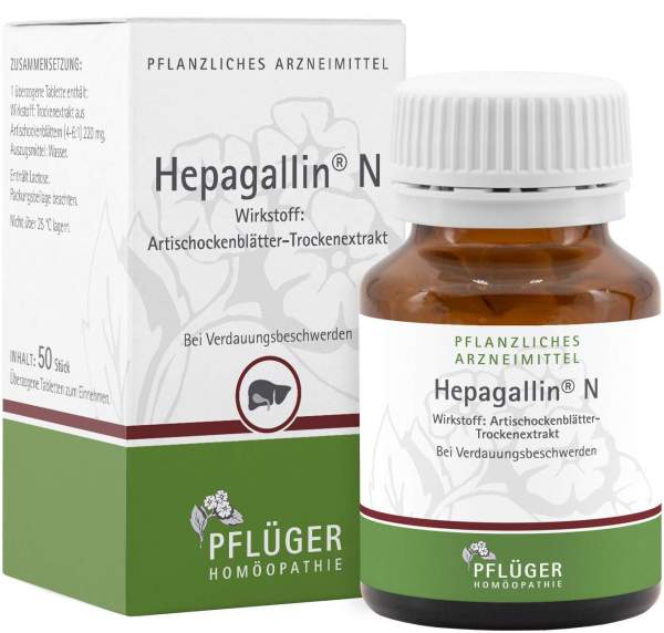Hepagallin N 50 Dragees