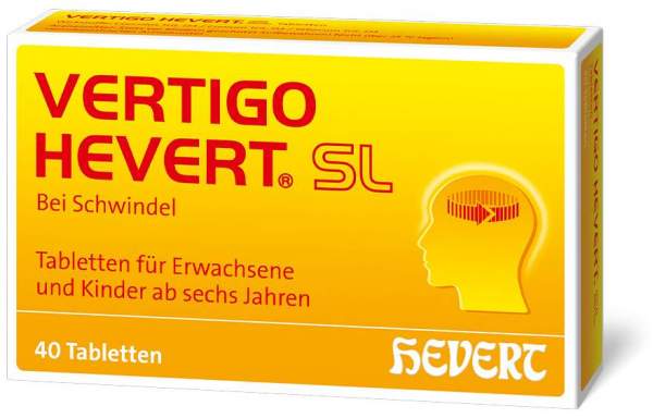 Vertigo Hevert SL 40 Tabletten bei Schwindel