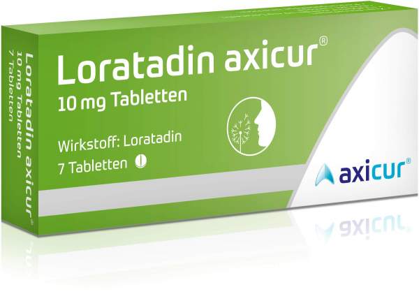 Loratadin axicur 10 mg 7 Tabletten