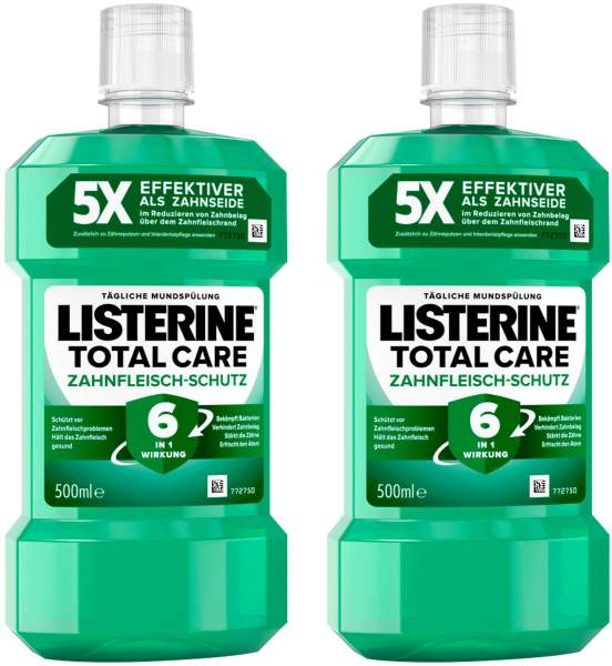 Listerine Total Care Zahnfleisch - Schutz 2 x 500 ml