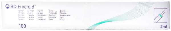 Bd Emerald Spritze 2 ml Luer Zentrisch