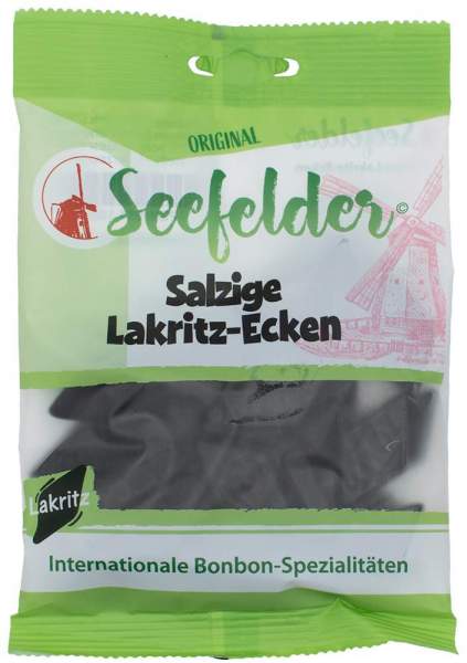 Seefelder Salzige Lakritzecken Kda 100 G Bonbons