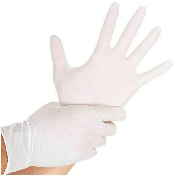 Nitrilhandschuhe Safe Light M weiß, Puderfrei, 100 Stück