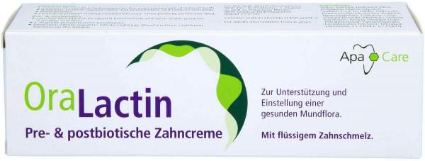 Oralactin Pre- &amp; Postbiotische Zahncreme 75ml