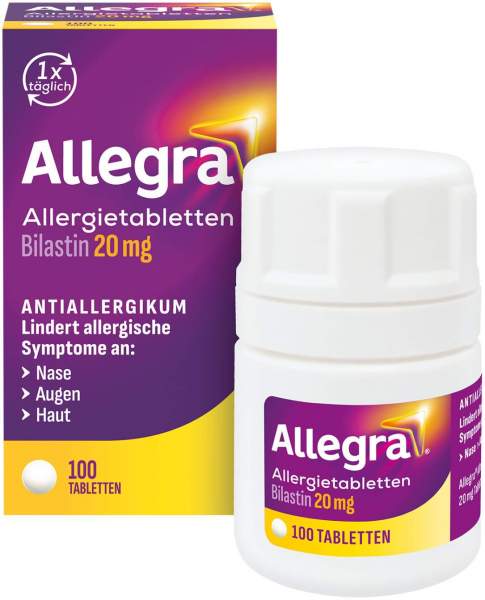 Allegra Allergietabletten 20 mg 100 Tabletten Dose