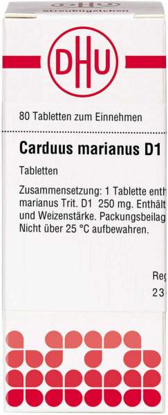 Carduus Marianus D 1 80 Tabletten