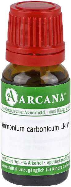 Ammonium Carbonicum Lm 6 10 ml Dilution