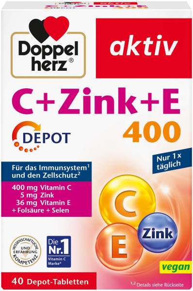 Doppelherz Aktiv C Plus Zink Plus E Depot 40 Tabletten