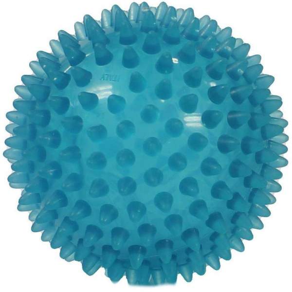 Igelball 10 cm Blau Transparent 1 Stück