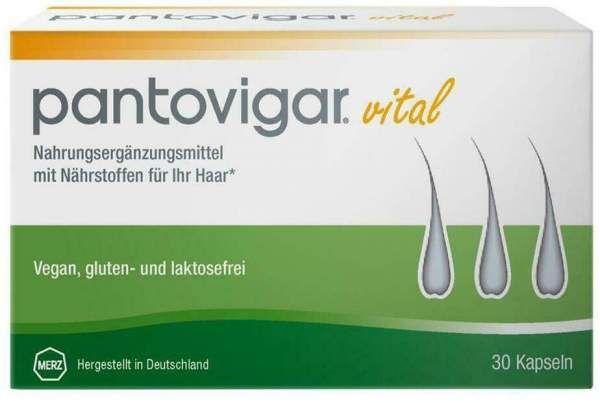 Pantovigar Vital Kapseln Mit Nährstoffen Für die Haare 30 Kapseln