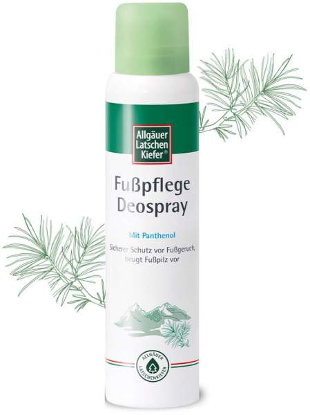 Allgäuer Latschenkiefer Fußpflege Deos 100 ml Spray