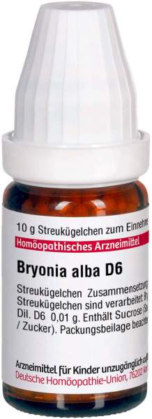 Bryonia Alba D 6 10 G Globuli