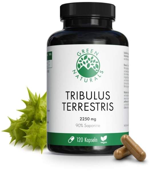 Green Naturals Tribulus Terrestris 2.250 mg Vegan 120 Kapseln