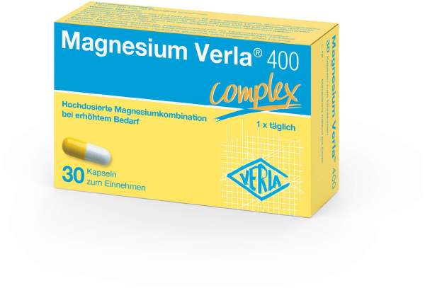 Magnesium Verla 400 30 Kapseln