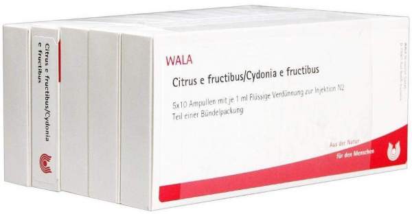 Wala Citrus E Fructibus Cydonia E Fructibus 50 X 1ml Ampullen