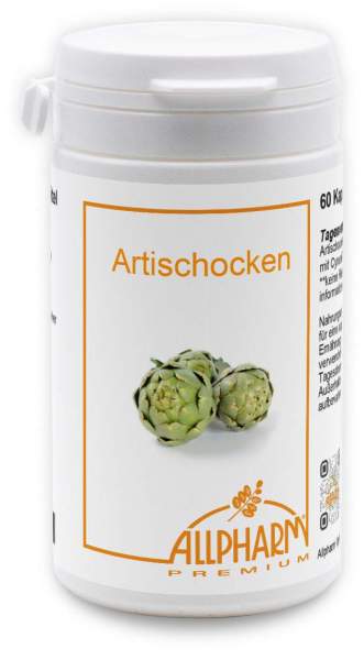 Artischocken Allpharm Premium Kapseln 60 Stück