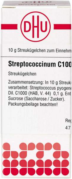 Dhu Streptococcinum C1000 Globuli 10 G