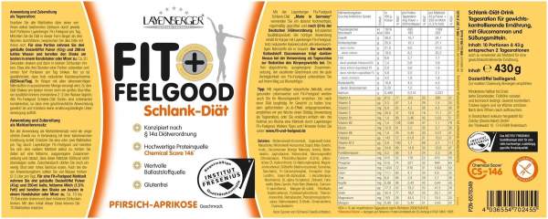 Layenberger Fit + Feelgood Slim Pfirsich Aprikose 430 G Pulver