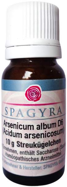 Arsenicum Album D 6 Acidum Arsenicosum Globuli 10 G