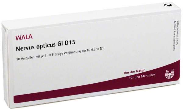Wala Nervus Opticus Gl D15 10 X 1 ml Ampullen