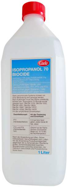Isopropanol 70 % Biocide Caelo Hv Packung 1000 ml