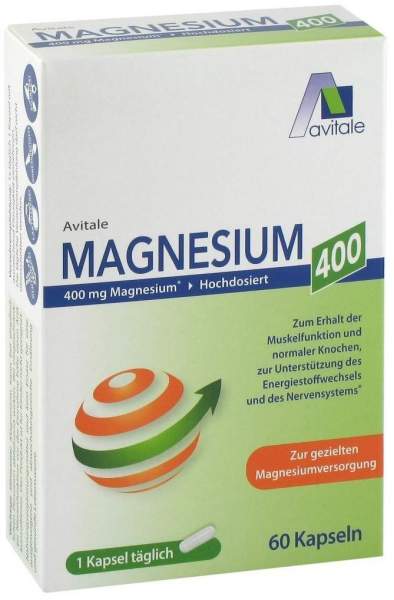 Magnesium 400 mg 60 Kapseln