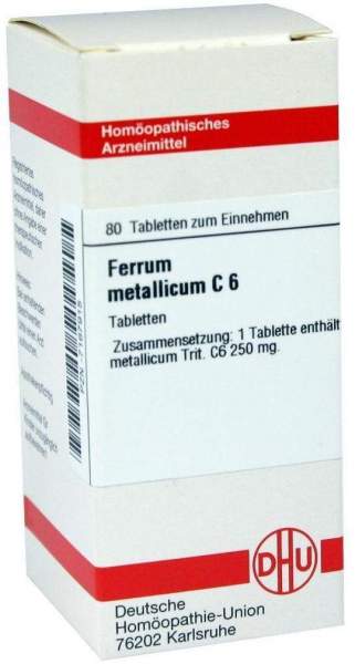 Ferrum Metallicum C 6 Tabletten