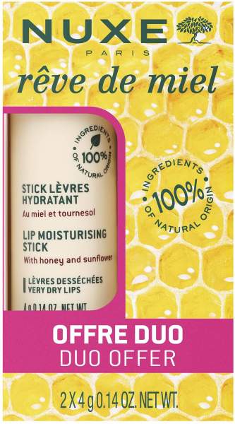 NUXE Duo 25 Reve de Miel Lippenpflege-Duo 2 x 4 g