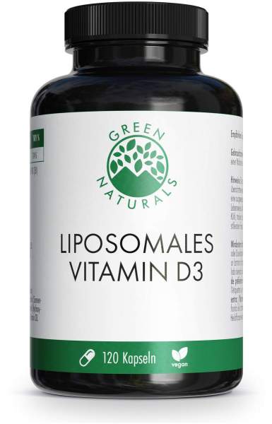 Green Naturals Vitamin D3 liposomal 120 Kapseln.