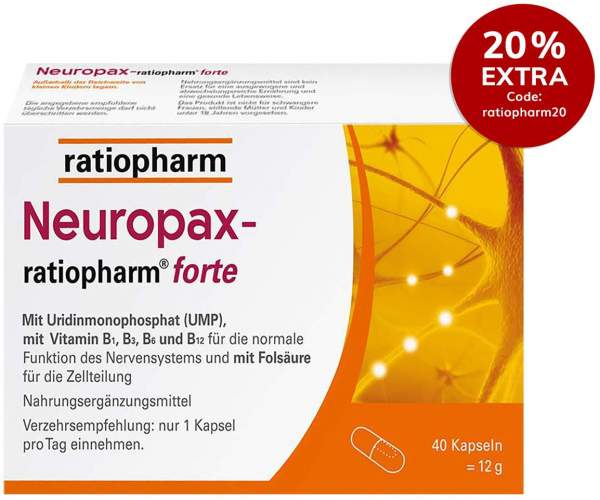 Neuropax-ratiopharm forte 40 Kapseln