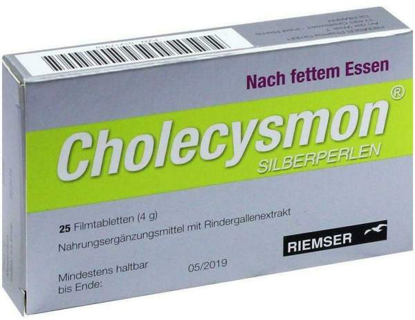 Cholecysmon Silberperlen 25 Dragees