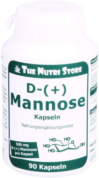 D-Mannose 500 mg Vegetarische 90 Kapseln