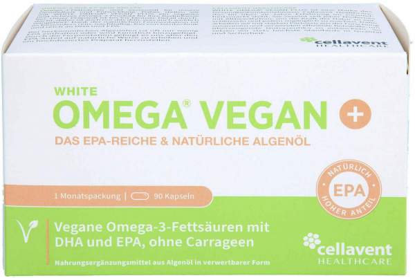 White Omega vegan 90 Weichkapseln