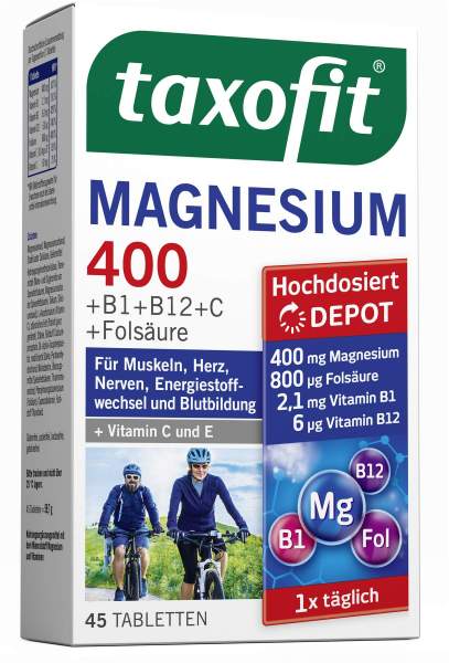 Taxofit Magnesium 400 45 Tabletten