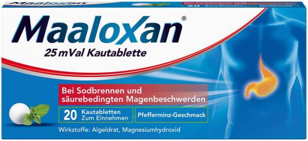 Maaloxan 25 mVal 20 Kautabletten