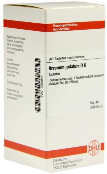 Arsenum Jodatum D6 200 Tabletten