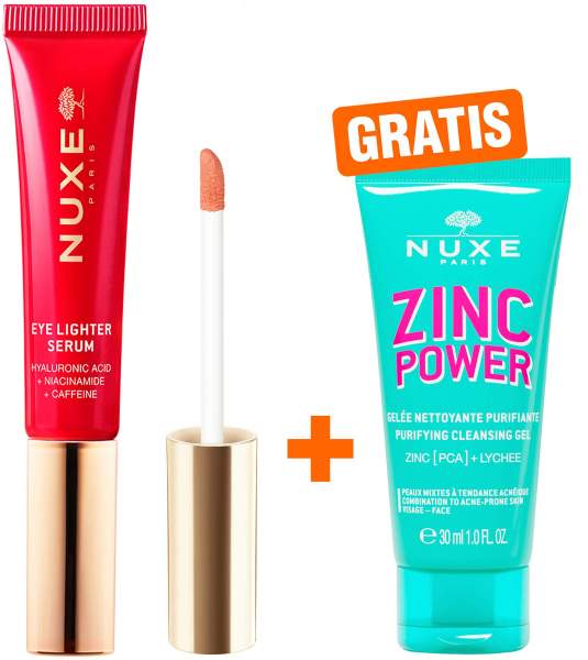 Nuxe Merveillance Lift Eyelighting Augenserum 12 ml + gratis Nuxe Zinc Power Reinigungsgel 30 ml