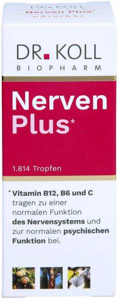Nerven Plus Dr.Koll Gemmo Komplex Vit.B12 B6 Tropfen 50 ml
