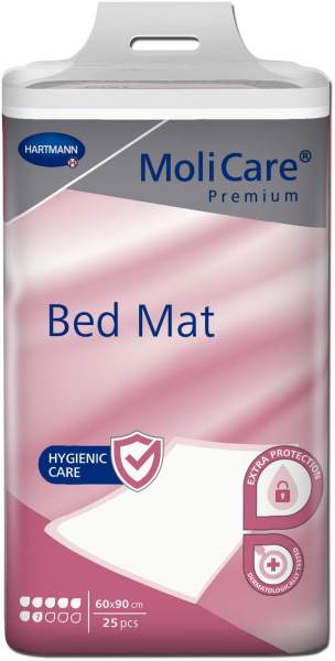 Molicare Premium Bed Mat 7 Tropfen 60 X 90 cm 25 Stück