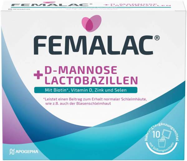 Femalac D-Mannose + Lactobazillen 10 Trink-Beutel