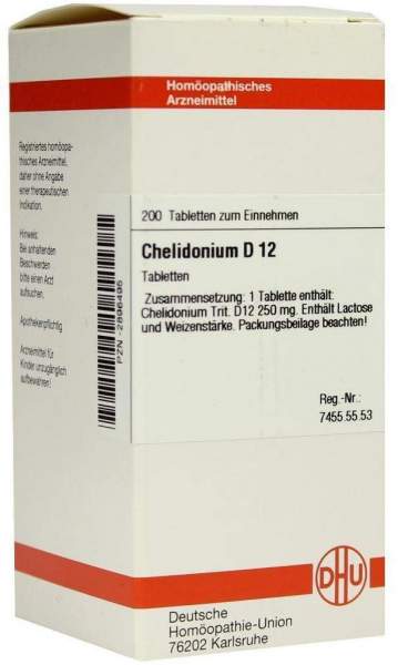 Chelidonium D12 200 Tabletten