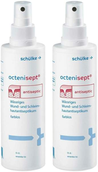Octenisept mit Sprühpumpe Lösung 2 x 250 ml