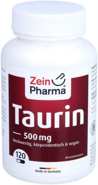 Taurin 500 mg 120 Kapseln