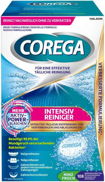 Corega Tabs Intensiv Reiniger 108 Stück