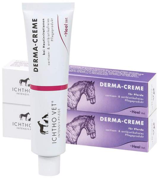 Ichtho Vet Derma-Creme 2x 50 G Nur Für Pferde