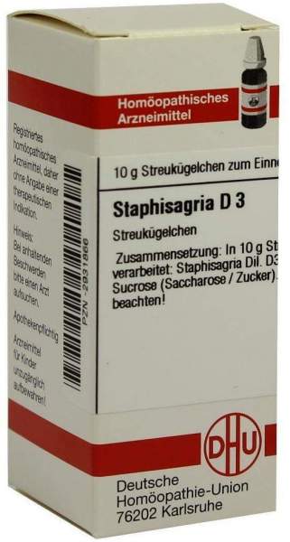 DHU Staphisagria D3 10 g Globuli