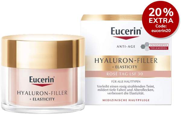 Eucerin Hyaluron Filler + Elasticity Rosé LSF 30 50 ml Creme