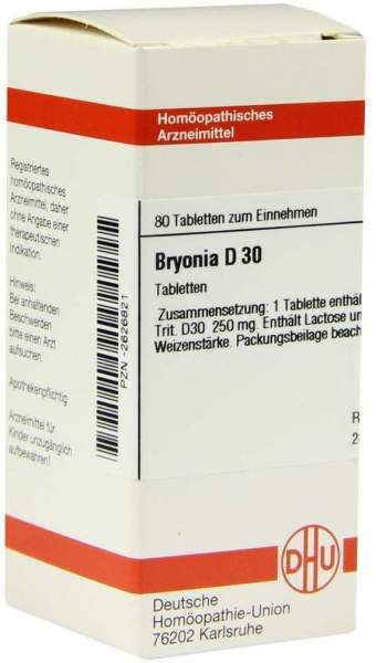 Bryonia D30 Dhu 80 Tabletten