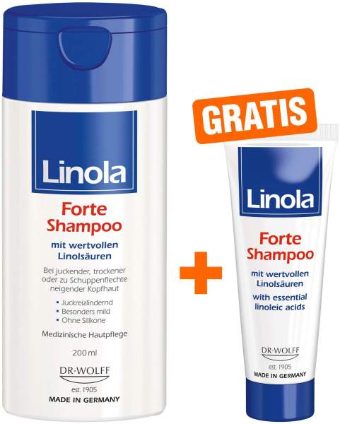Linola Forte Shampoo 200 ml + gratis 30 ml